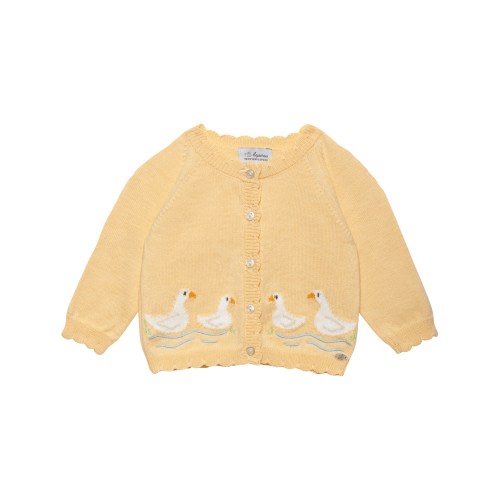 Cotton-Wool Duckling Cardigan (0-9 Months)