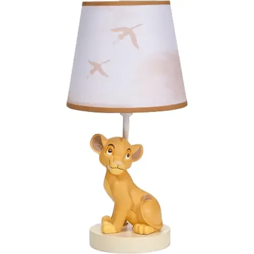 Lambs & Ivy Disney Baby Lion King Safari Custom Hand-Painted Lamp with Shade