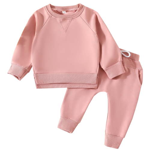 kamemir Toddler Winter Clothes Girls Girl Clothes Long Sleeve Fall Winter Clearance Baby Girl Clothes Outfits(1Q-Pink,24-36 Months)