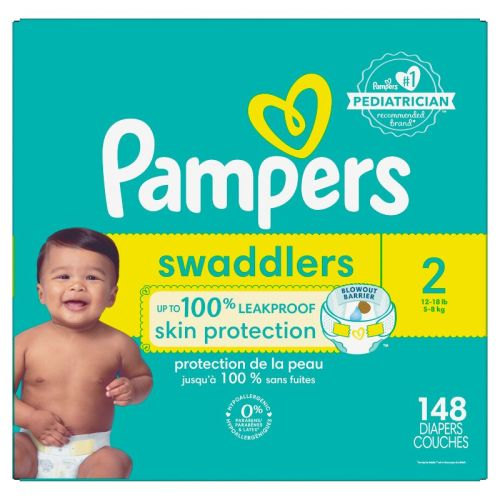 Pampers Swaddlers Active Baby Diapers Enormous Pack - Size 4 - 120ct
