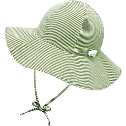 Infant Sun Hat Baby Girl Sun Hat Toddler Hats for Boys Girls Baby Boy Hats Wide Brim Baby Beach Hat UPF 50+ Cotton