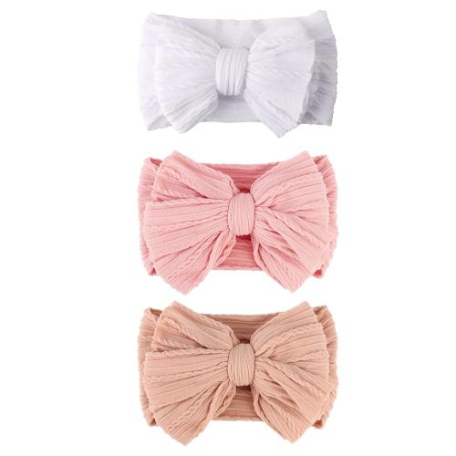 Baby Bows Headbands Nylon Baby Girl Headbands Soft Handmade Hairbands Toddler Hair Accessories for Girls Baby Newborn Infant Kids