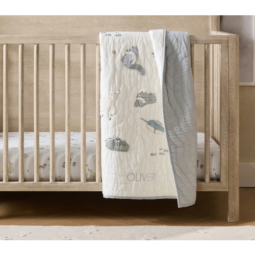 Winter Friends Baby Quilt | Pottery Barn Kids
