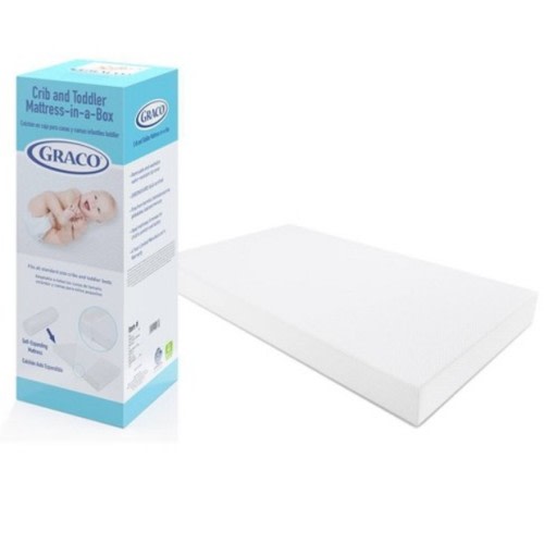Graco Premium Foam Crib and Toddler Mattress - White