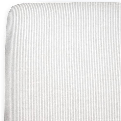 Little Unicorn Organic Cotton Muslin Crib Sheet (Sand Stripe)