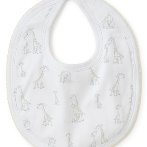 Giraffe Generations Print Bib
