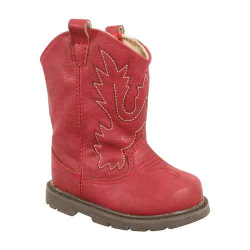 &lt;span&gt;Miller&lt;/span&gt; Toddler Red Cowboy Boots with Round Toe