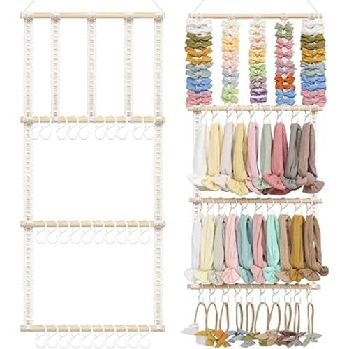 Amazon.com: POVETIRE Headband Holder Hair Bows Organizer for Girls, Baby Headbands Hair Accessories Organizer Storage Wall Hanging Decor for Toddler Girls Room : Baby