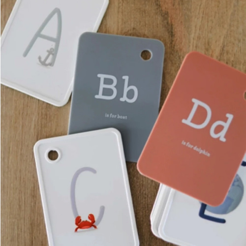 Silicone ABC Flashcards