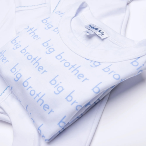 Magnolia Baby Boy Big Brother Print Long Pajamas
