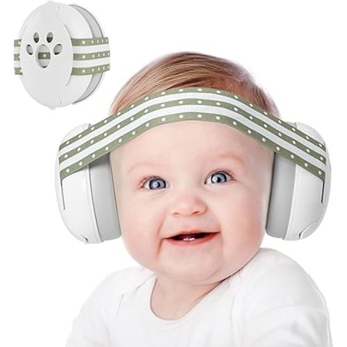 Yoofoss Baby Ear Muffs Noise Protection for Infant and Babies Up to 36 Months - Noise Cancelling Headphones for Ear Protection, Sleep, Travel