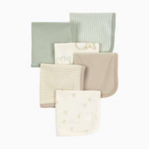 Carter's Washcloths (6-Pack) - Khaki