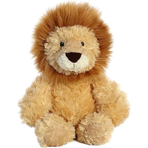 Aurora® Snuggly Tubbie Wubbies™ Lion Stuffed Animal - Comforting Companion - Imaginative Play - Brown 12 Inches