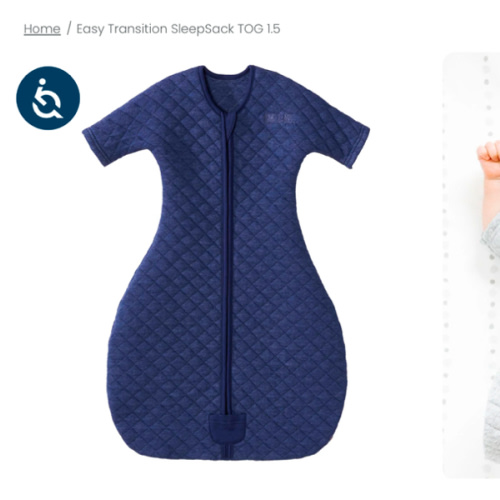 Easy Transition Denim Cotton Sleep Sack | HALO