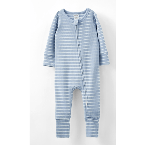The Billie Long Sleeve Rib Romper