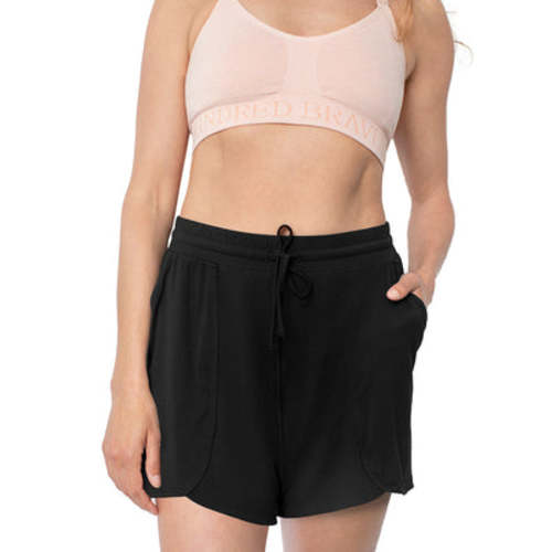 Bamboo Maternity & Postpartum Lounge Shorts | Blush Floral
