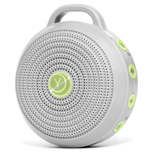 Yogasleep Hushh® Portable White Noise Sound Sleep Sound Machine and Night Light for Babies, Gray