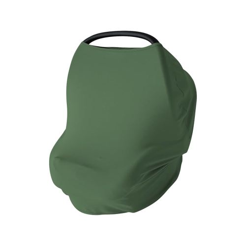 PurComfy Baby Car Seat Cover, Supersoft Bamboo Viscose Carseat Cover for Infant Boys & Girls, Breathable Multi-Use Breastfeeding Covers, Canopy for Carrier, Stroller, Shopping Cart & High Chair