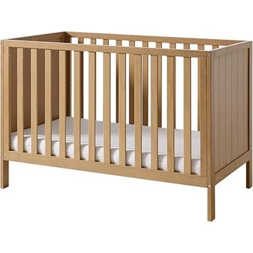 HARPPA Grevia 5 in 1 Convertible Crib, 3 Adjustable Heights, Converts to Toddler Bed, Daybed, Sofa and Full-Size Bed, Fits Standard Baby Crib Mattress