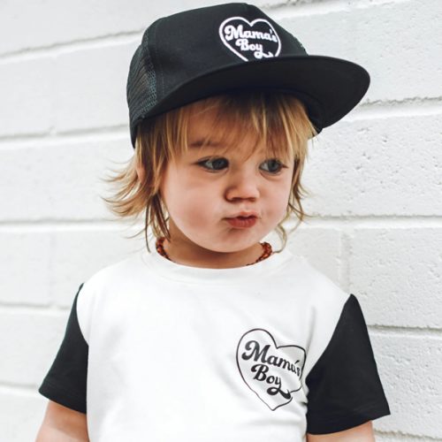 Mama’s Boy Black Trucker