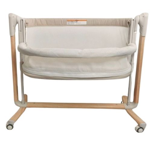 Babystudio Rockabye Bassinet Grey/Wood – Baby Kingdom