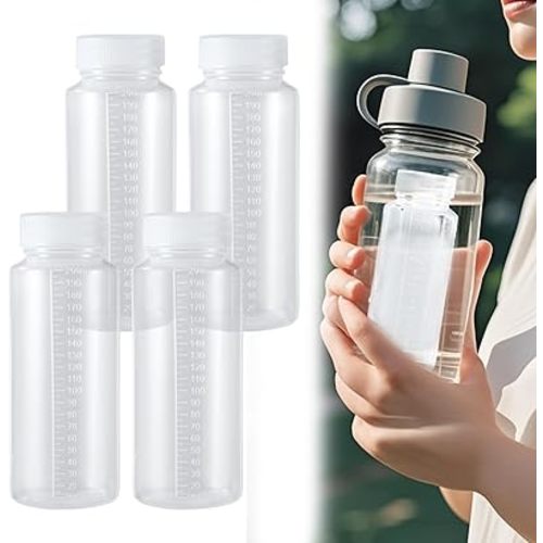 4pcs Reusable Water Bottle Ice Stick, Washable Freezable Ice Cube Cup with Lid for Wide Mouth Water Bottles BPA-Free for Coffee Beer Whiskey Compatible with Hydro Flask, Klean Kanteen, Nalgene