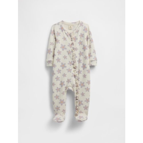 Baby Print Two-Way Zip One-Piece