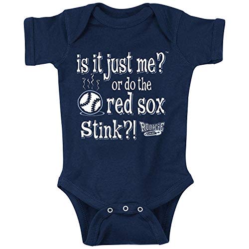 NY Baseball Fans. is It Just Me?! (Anti-Red Sox) Navy Onesie or Toddler Tee (NB-5-6T)