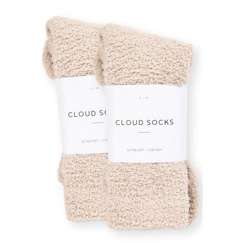 Unboxme Gifts Warm & Cozy Ultra-Luxe Cloud Sock for Women & Men - Super Soft Luxurious Fabric Sleep Socks