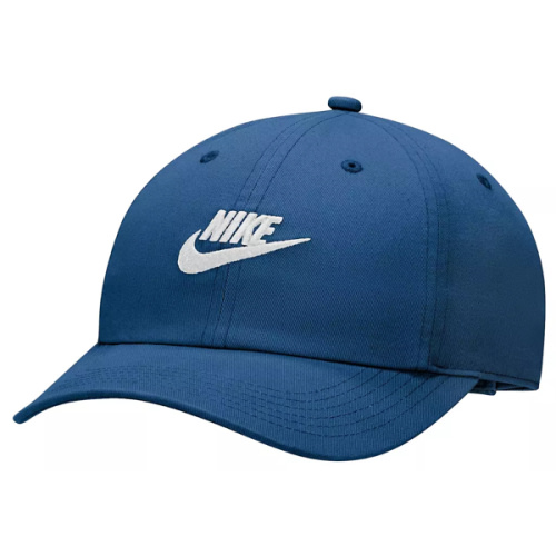 Nike Youth Unstructured Futura Wash Cap | Color: Court Blue/White