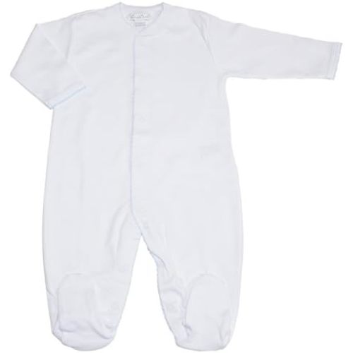 Kissy Kissy - Basic Footie - White Blue