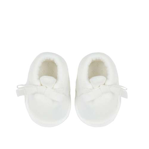 Booties Holey Blanco