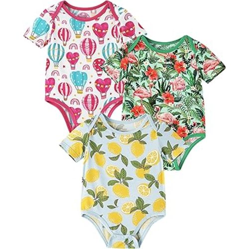 Baby Bodysuit Bamboo Viscose 0-3 Months