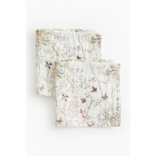 2-PACK SMALL MUSLIN CLOTHS