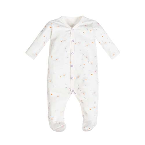 Snap Front Footie - Shadow Floral