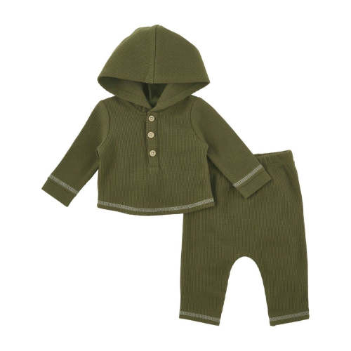 Mudpie Basic Olive Hooded 2 Pc