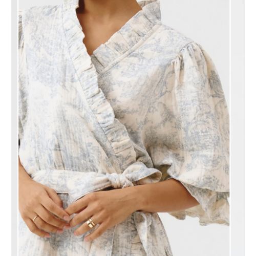 MUSLIN GAUZE ROBE, Medium