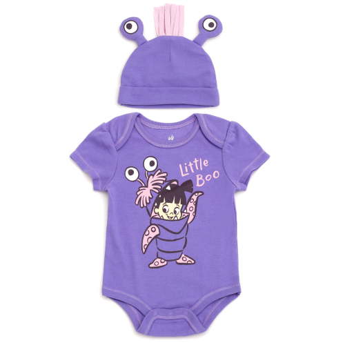 Disney Monsters Inc. Boo Cosplay Bodysuit and Hat Set Newborn to Infant