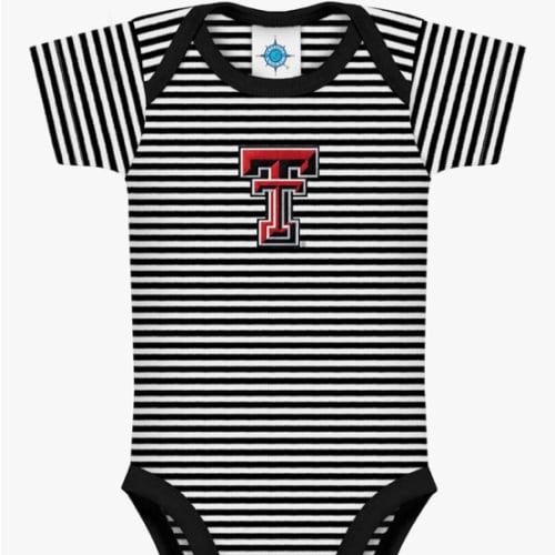 Creative Knitwear College Baby NCAA Infant Striped Bodysuit