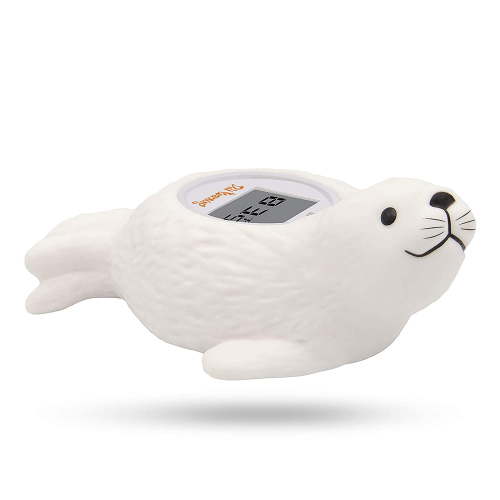 Doli Yearning Baby Bath Thermometer, Waterproof Tub Temperature for 1-3 Years, White Seal