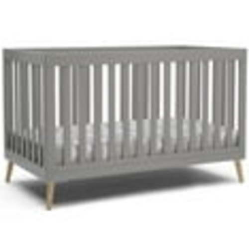 Delta Children Essex 4-in-1 Convertible Baby Crib, Grey/Natural Legs