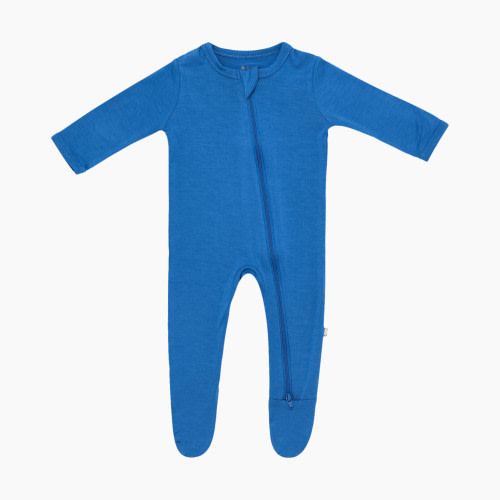 Kyte Baby Zipper Footie - Sapphire, Newborn