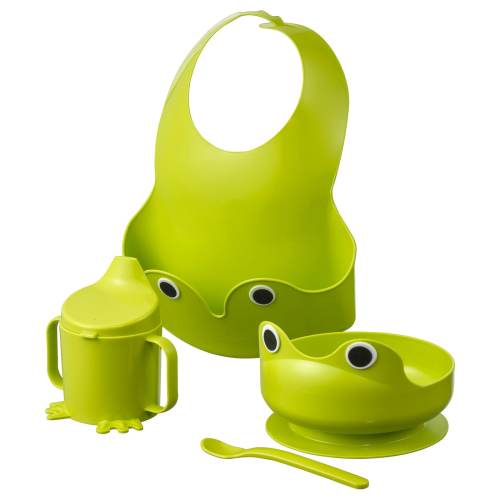 MATA 4-piece dinnerware set - green