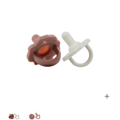 Rosy Posie Baby Pacifier | Pampas | 2 Pack – Lily Bean