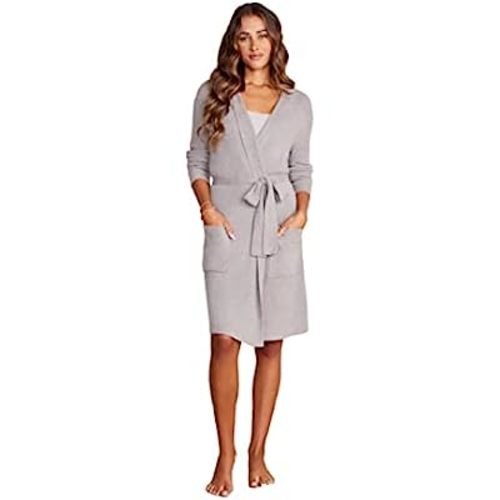Barefoot Dreams CozyChic Ribbed Hooded Robe