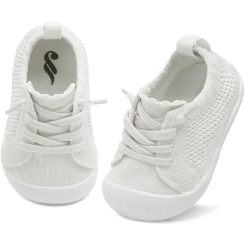 JIASUQI Baby Shoes for Toddler Boys Girls Sneakers Slip on Walking Shoes for Babies