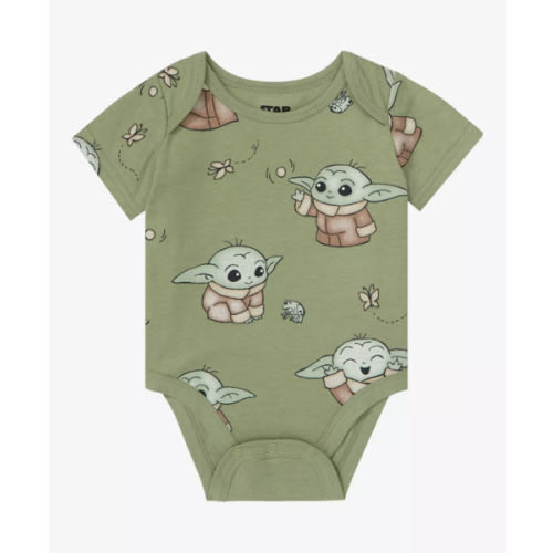 Star Wars The Mandalorian Grogu Allover Print Infant One Piece - BoxLunch Exclusive | BoxLunch