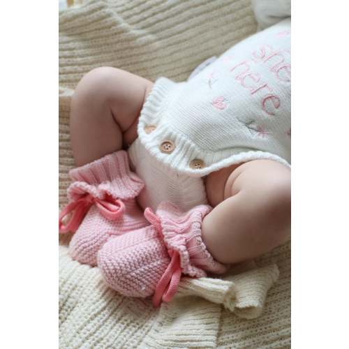 PREORDER MAY | Booties | Strawberry + Tulip