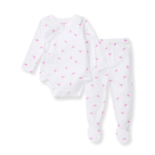 Micro Golden Bee Bodysuit Set - Crocus