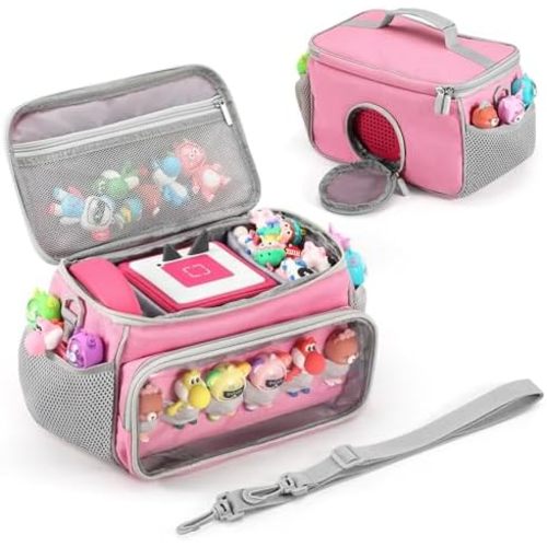 Portable Carrying Case Storage Musical Toy Light Pink
